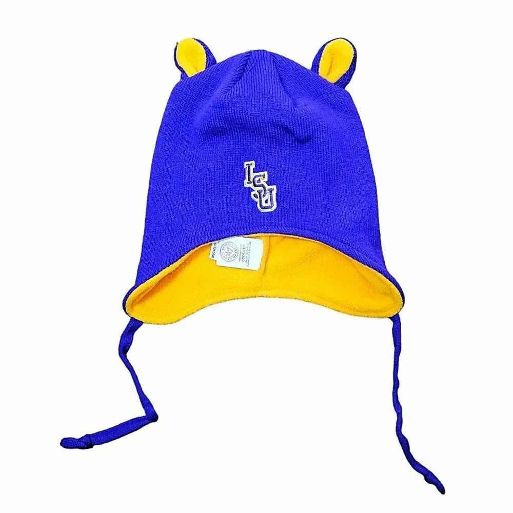 47 Brand Toddler Purple and Yellow LSU Winter Hat